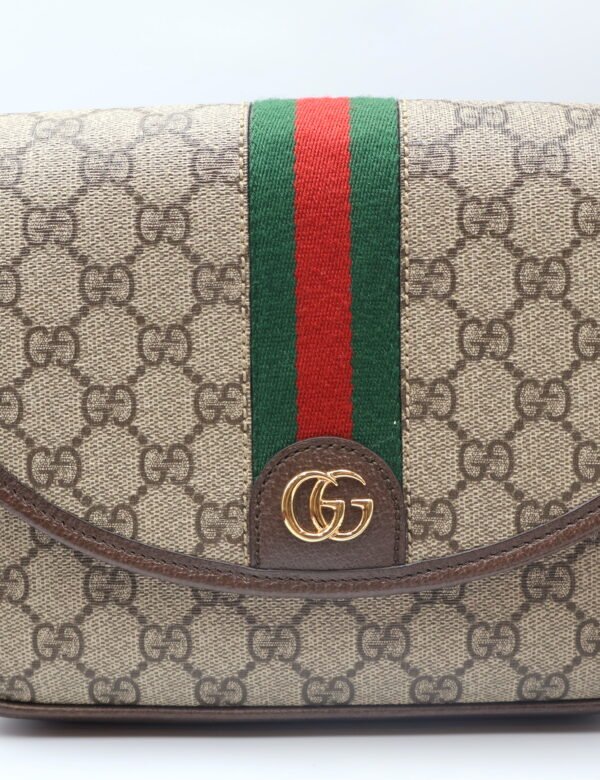 Gucci-Bolsa Ophidia Flap Messenger Bag