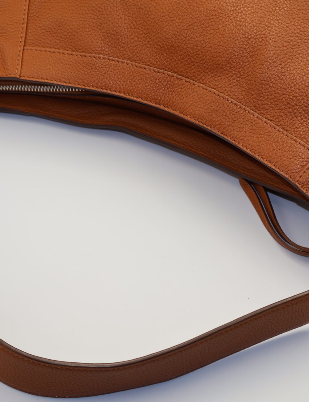 Delvaux-Bolsa Cognac Leather Samedi - Image 5
