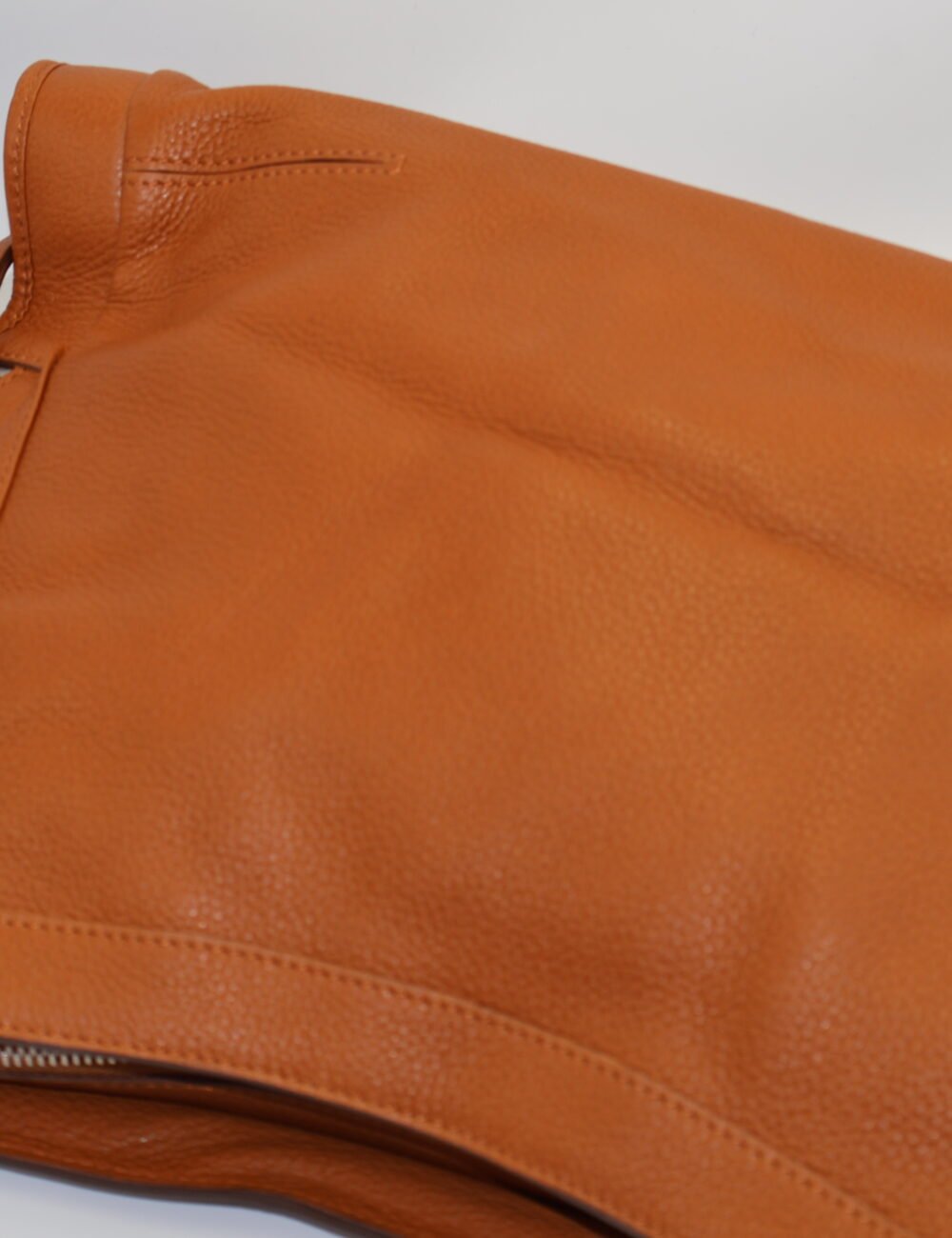 Delvaux-Bolsa Cognac Leather Samedi - Image 4
