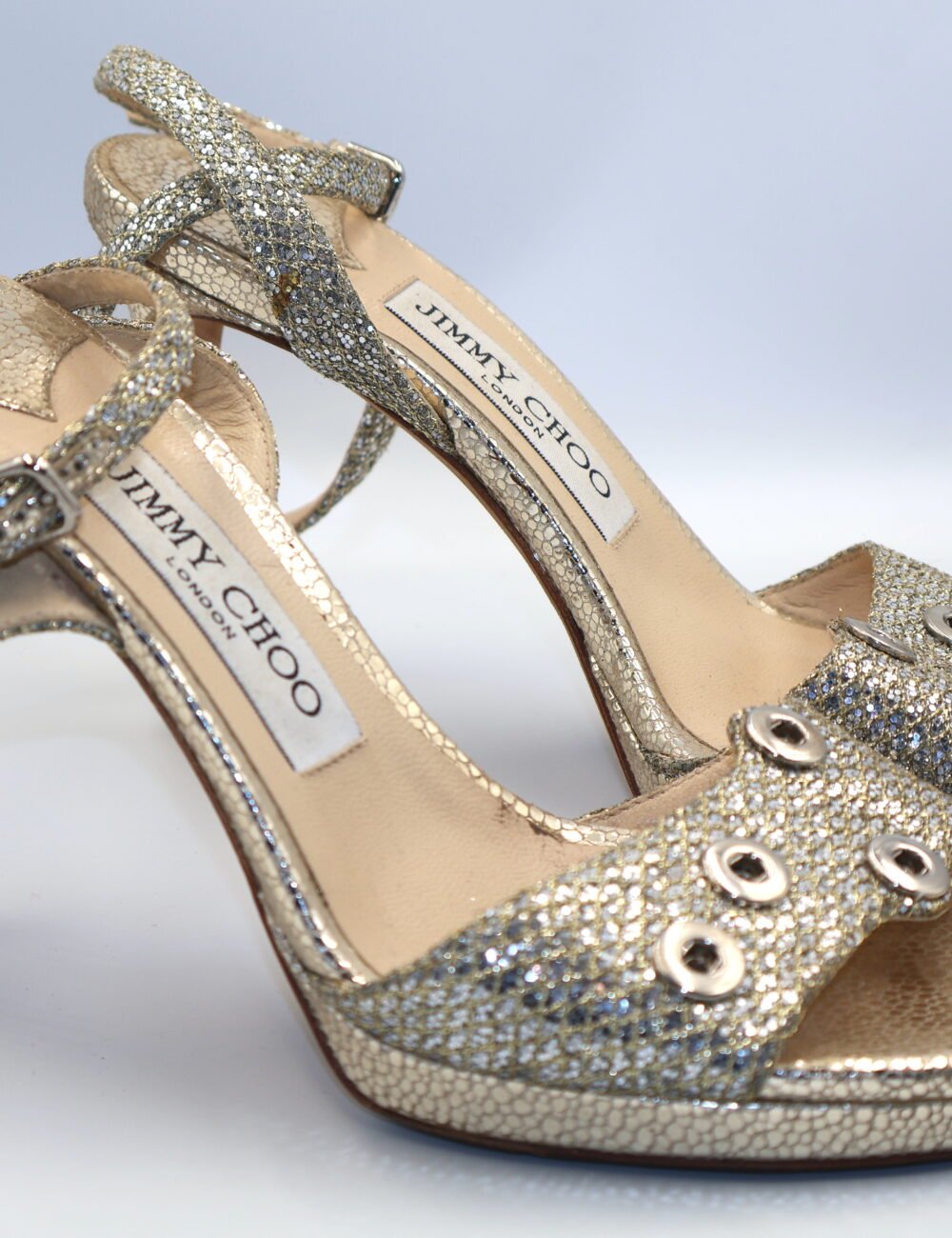 Jimmy Choo- Zapatillas con dijes intercambiables. - Image 5