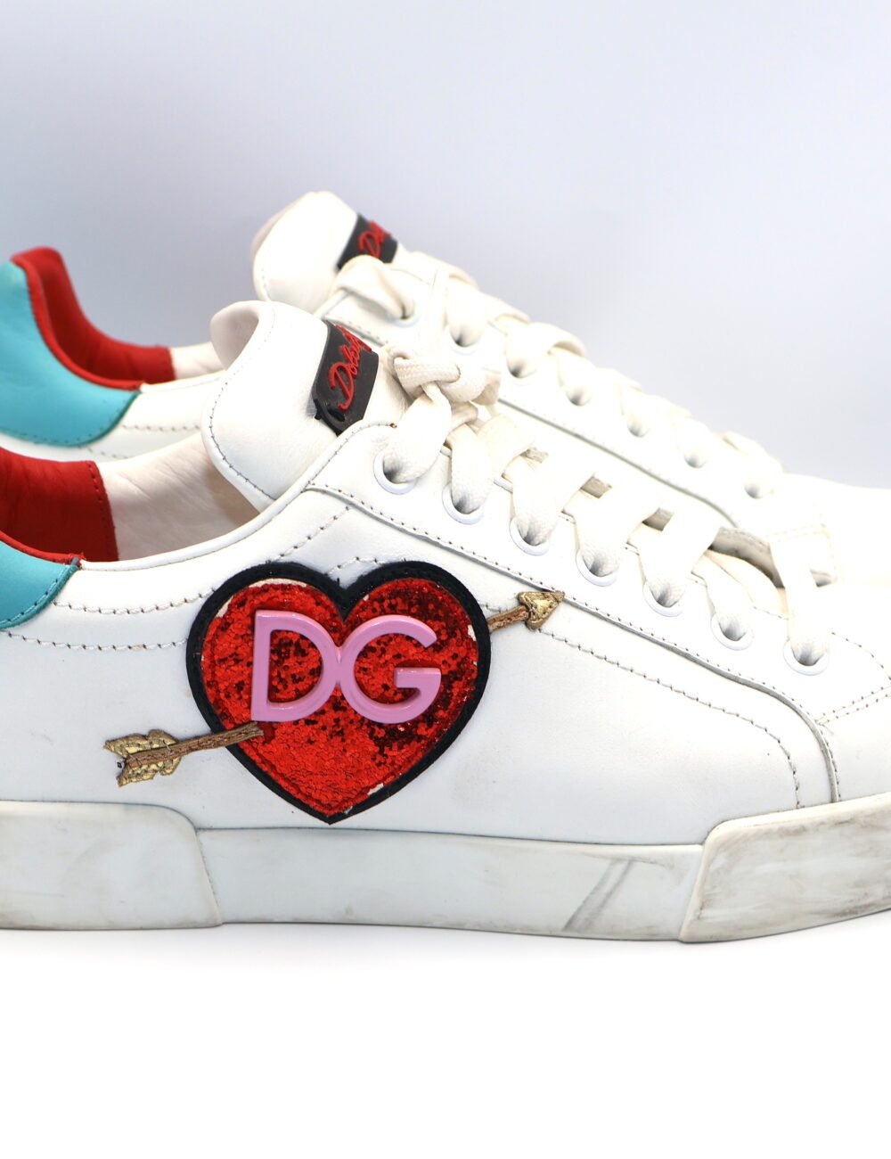 Dolce & Gabbana- Sneakers Glitter Heard - Image 3