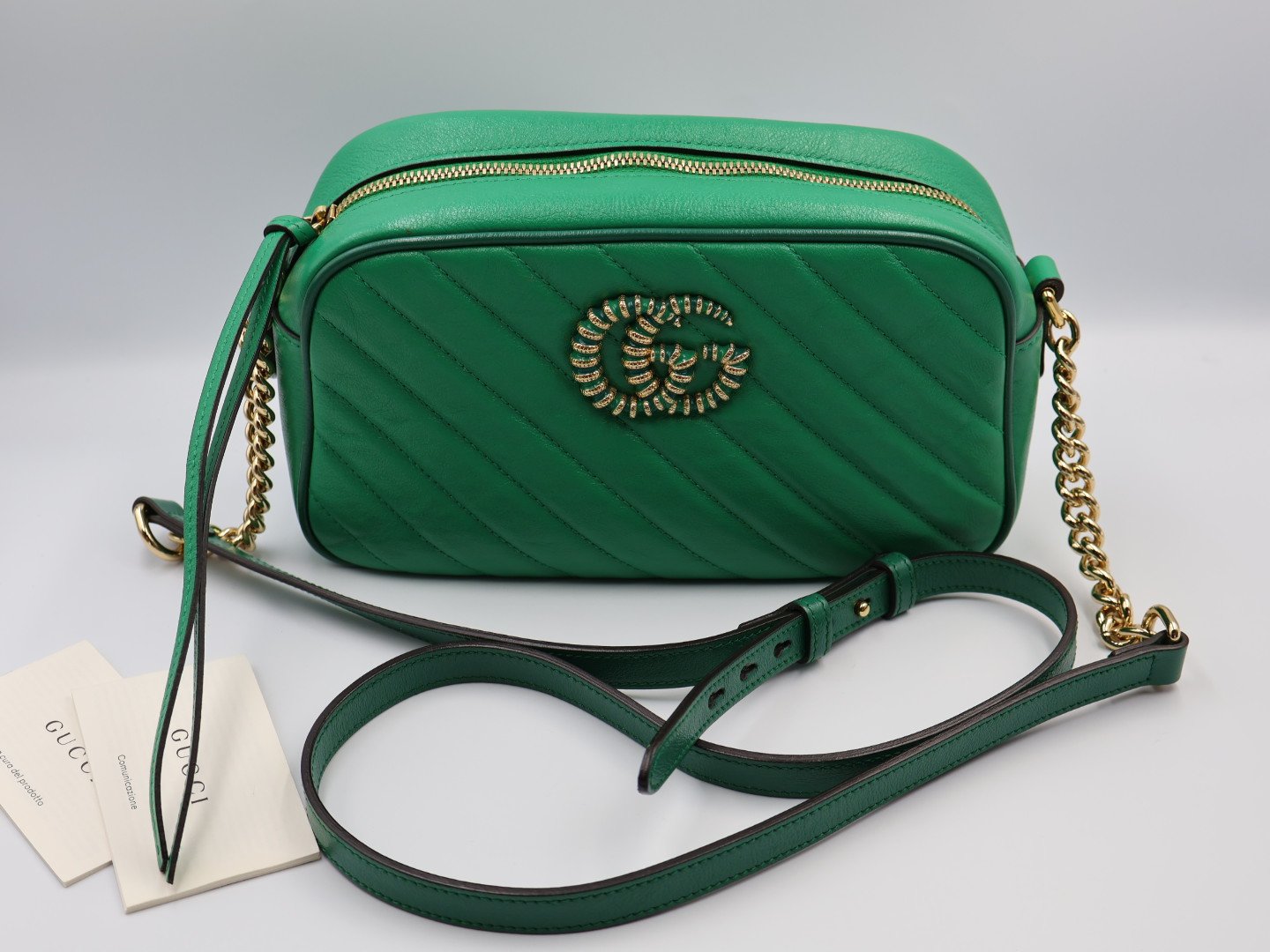 GUCCI - MARMONT CAMERA GREEN