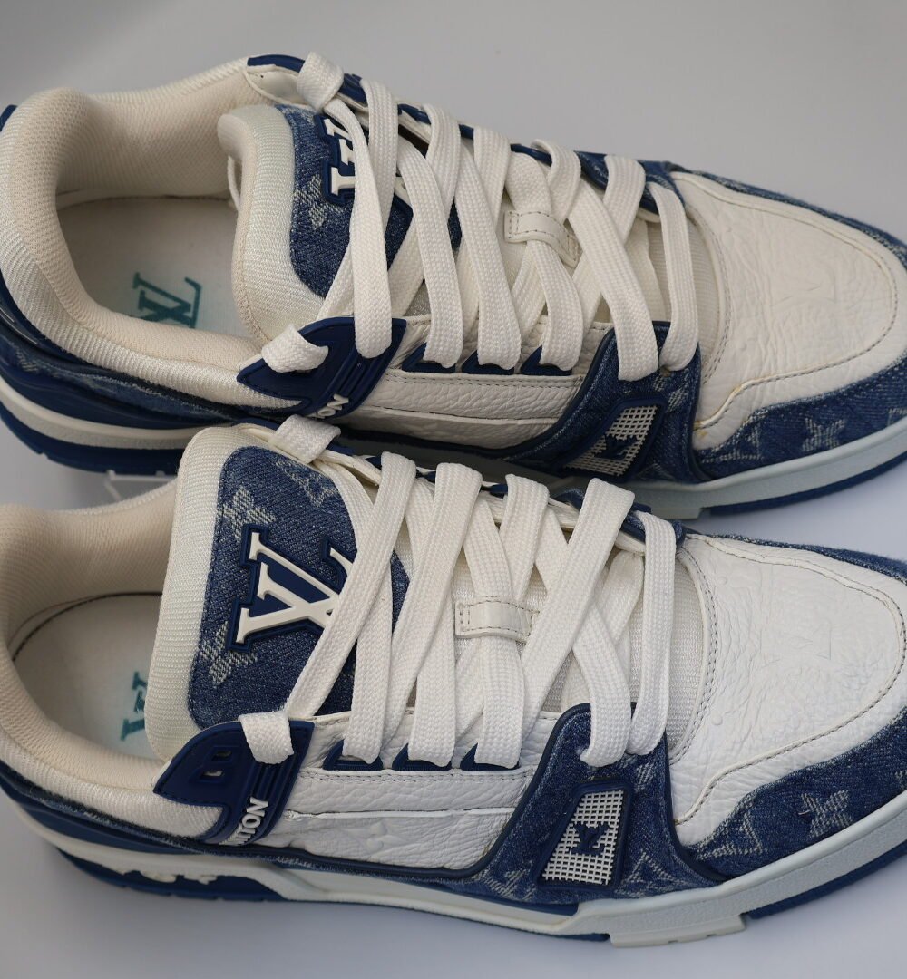 LOUIS VUITTON - TENIS TRAINER DENIM - Image 4
