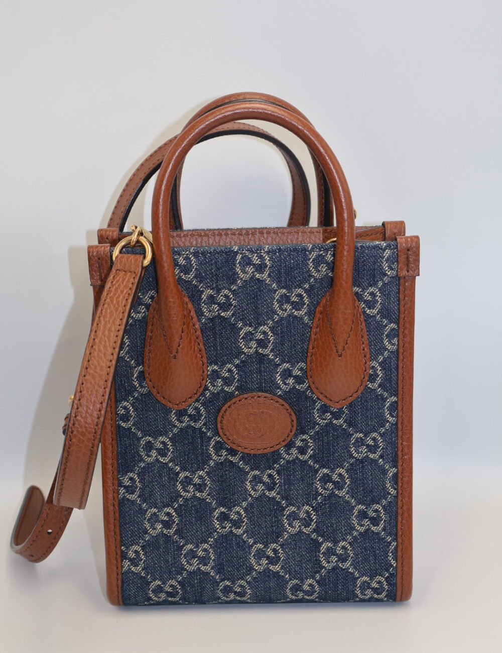 GUCCI - MINI INTERLOCKING DENIM
