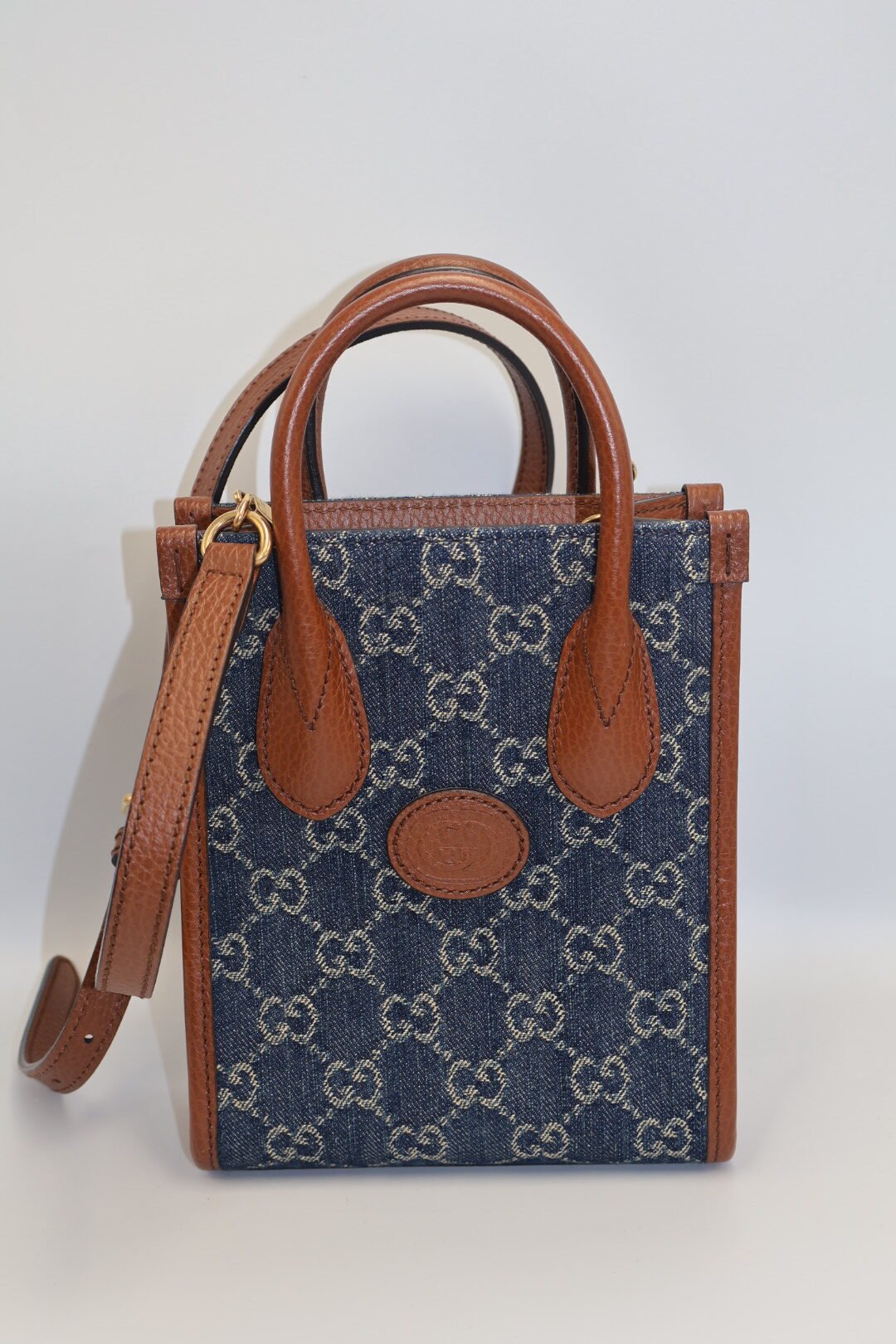 GUCCI - MINI INTERLOCKING DENIM