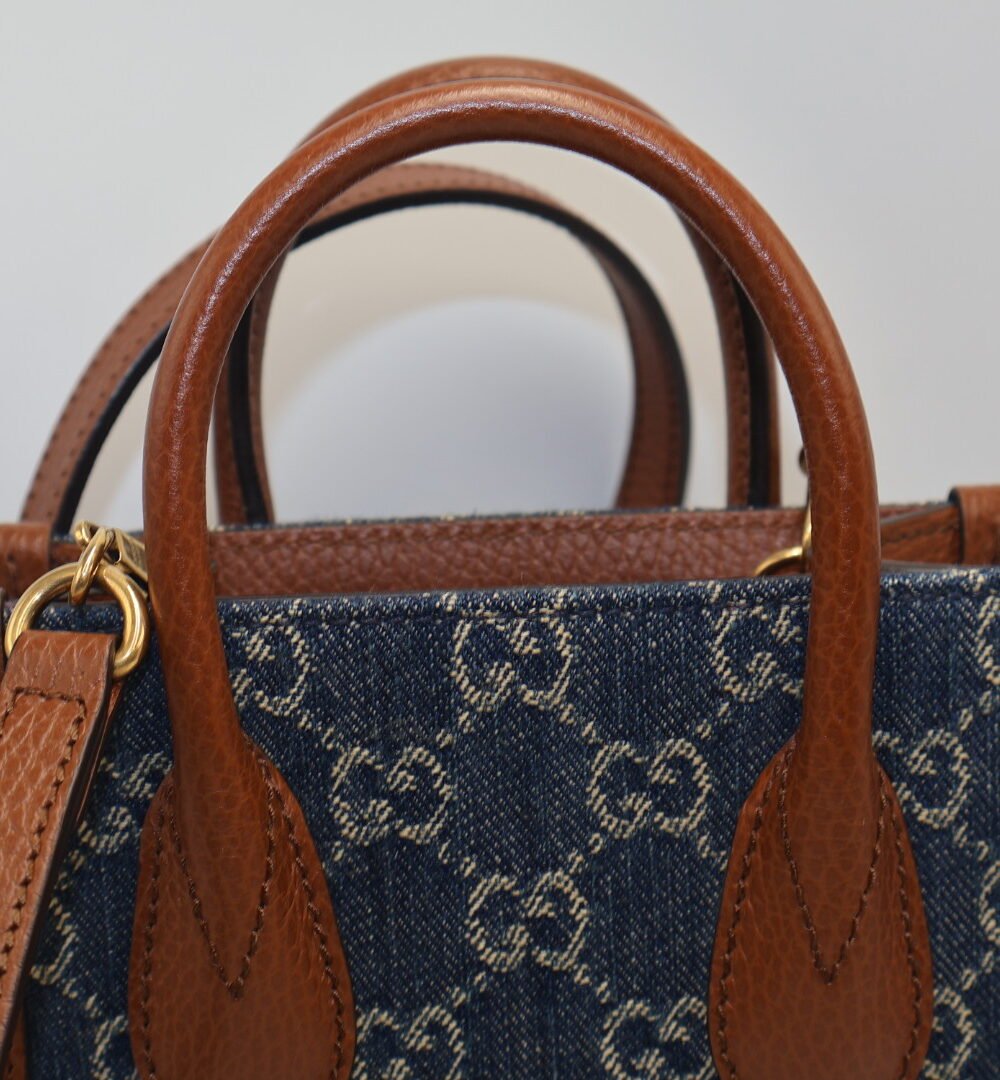GUCCI - MINI INTERLOCKING DENIM - Image 4