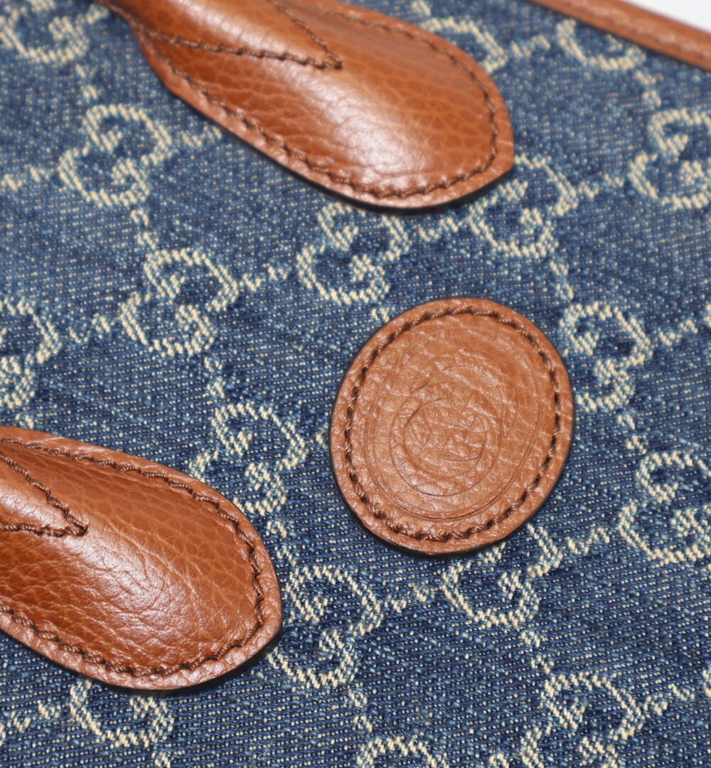 GUCCI - MINI INTERLOCKING DENIM - Image 5