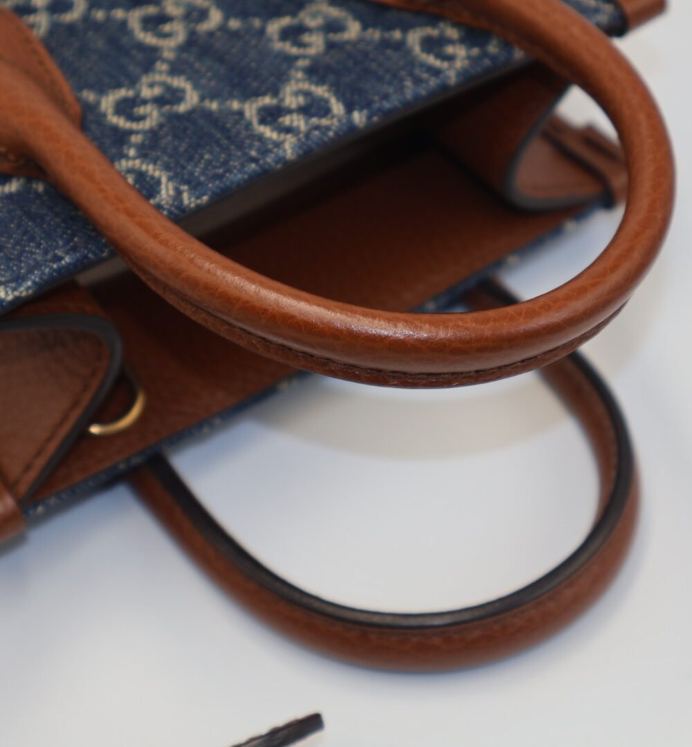 GUCCI - MINI INTERLOCKING DENIM - Image 9