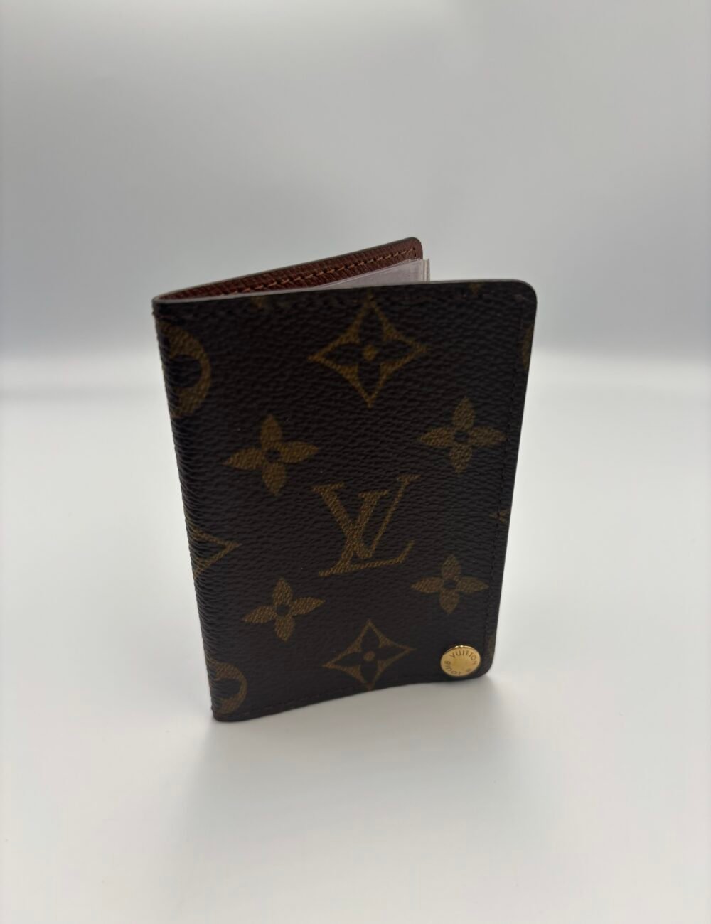 LOUIS VUITTON - TARJETERO MARRÓN