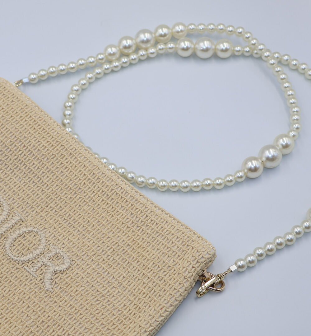 C. DIOR - CROSSBODY RAFIA BORDADA - Image 2