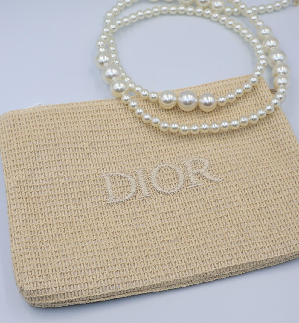 C. DIOR - CROSSBODY RAFIA BORDADA - Image 3