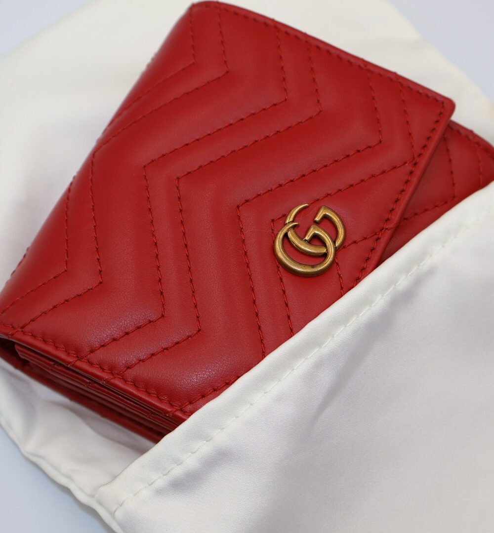 GUCCI - MARMONT WALLET RED - Image 2