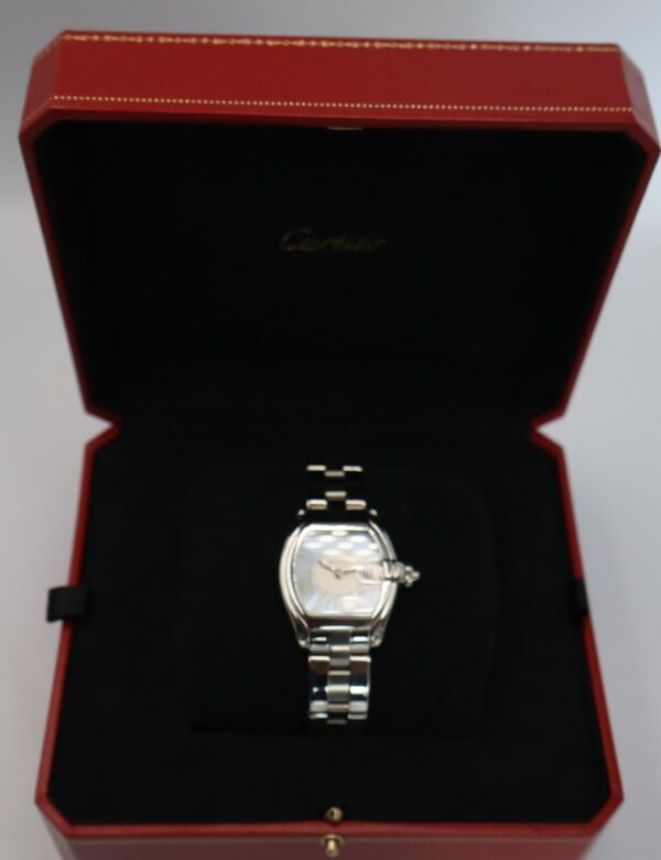 CARTIER- RELOJ ROADSTER ICE BLUE DIAL 29 MM