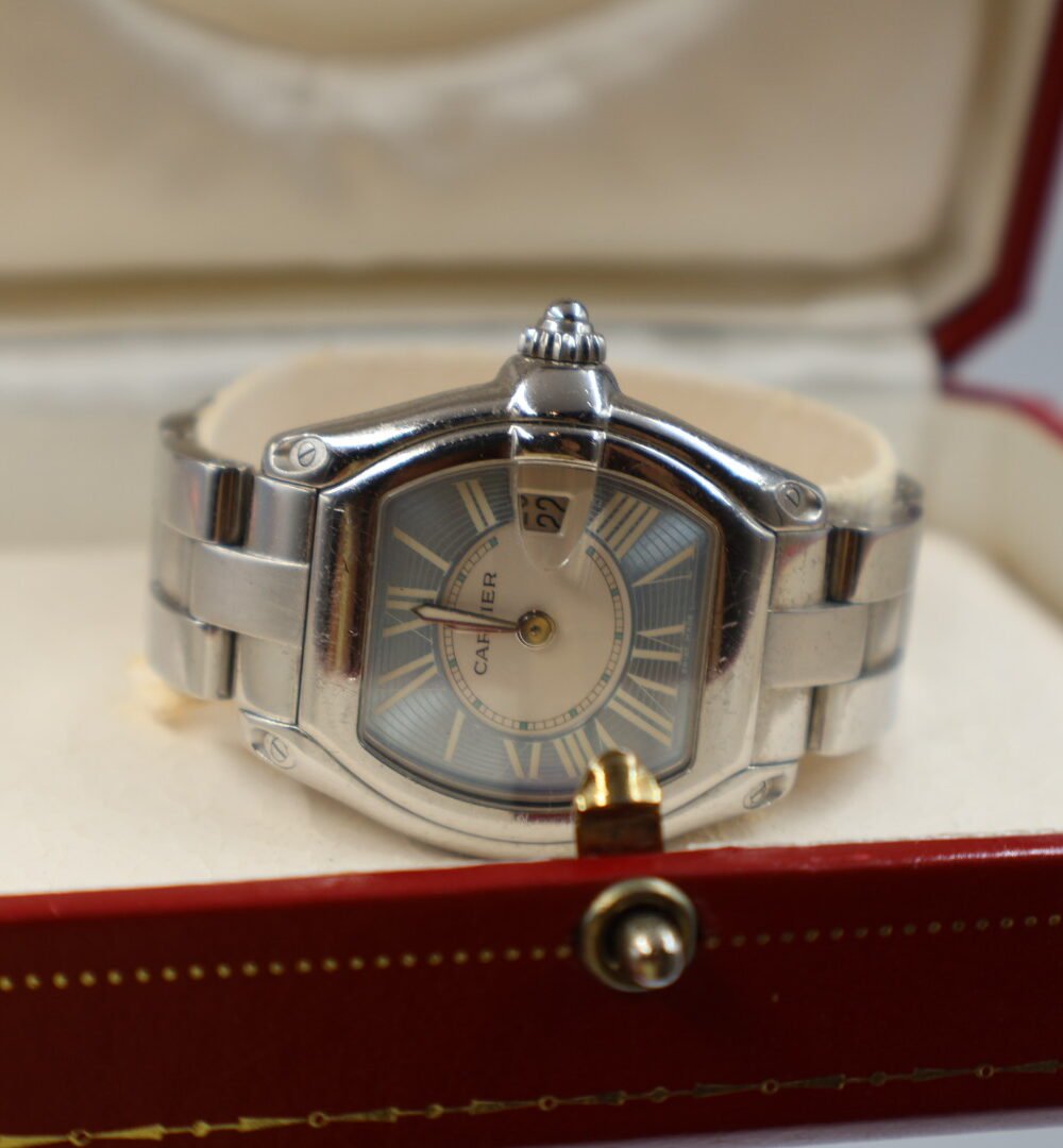 CARTIER- RELOJ ROADSTER ICE BLUE DIAL 29 MM - Image 5