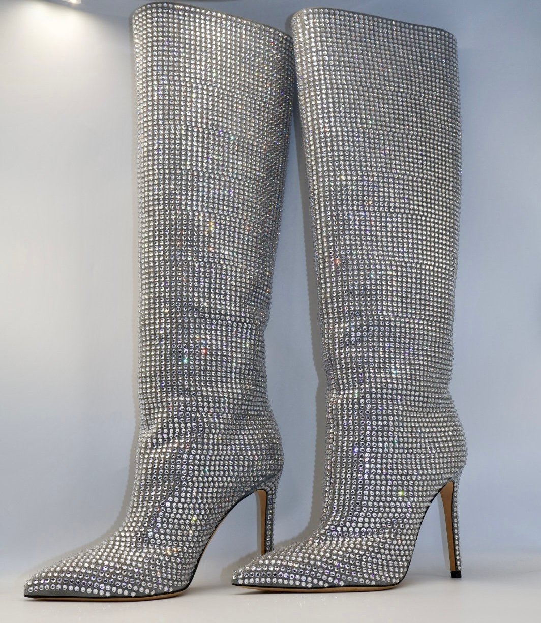 PARIS TEXAS - BOTAS HOLLY CRYSTAL EMBELLISHED
