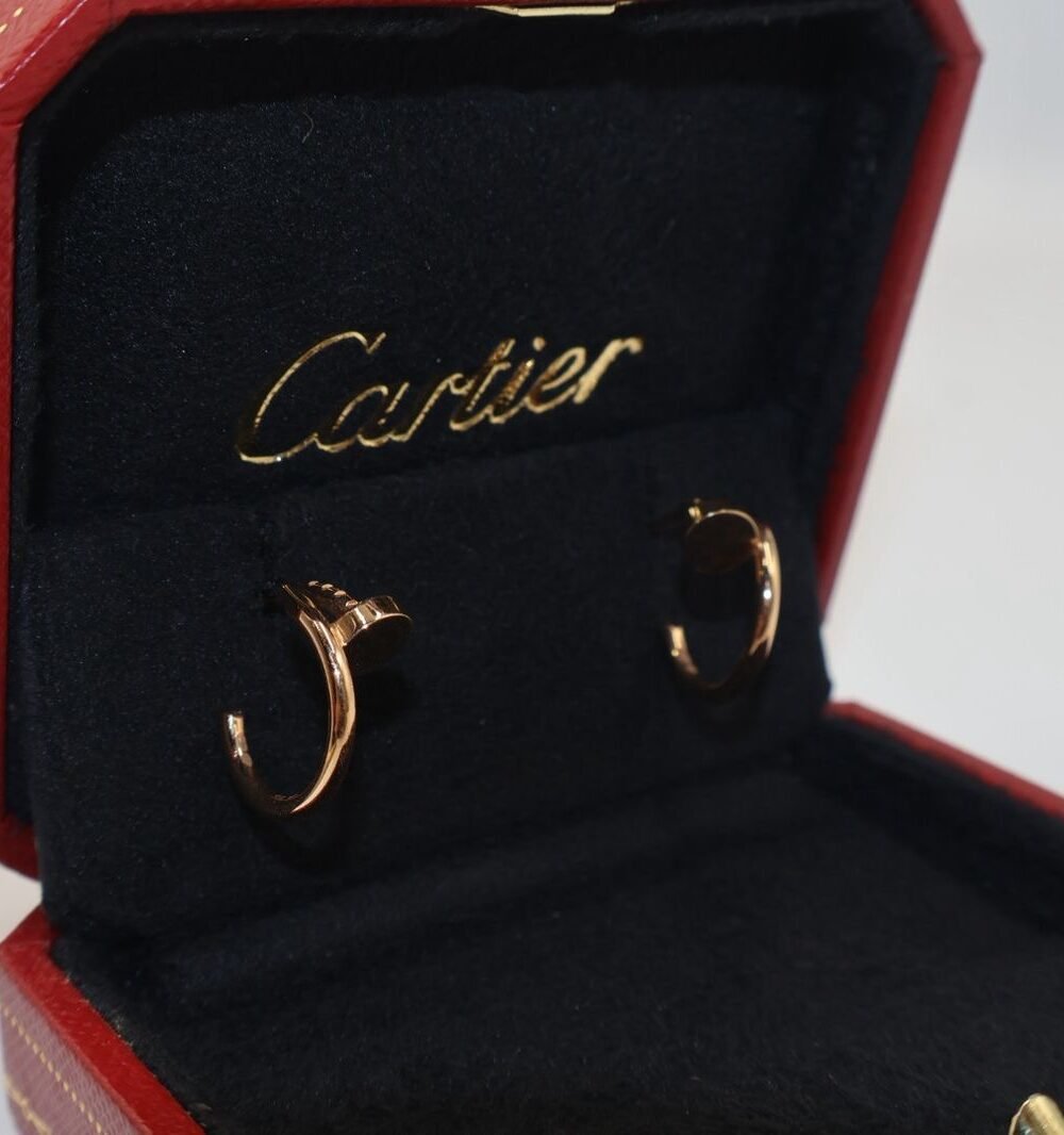 CARTIER PENDIENTES JUSTE UN CLOU PEQUEÑO