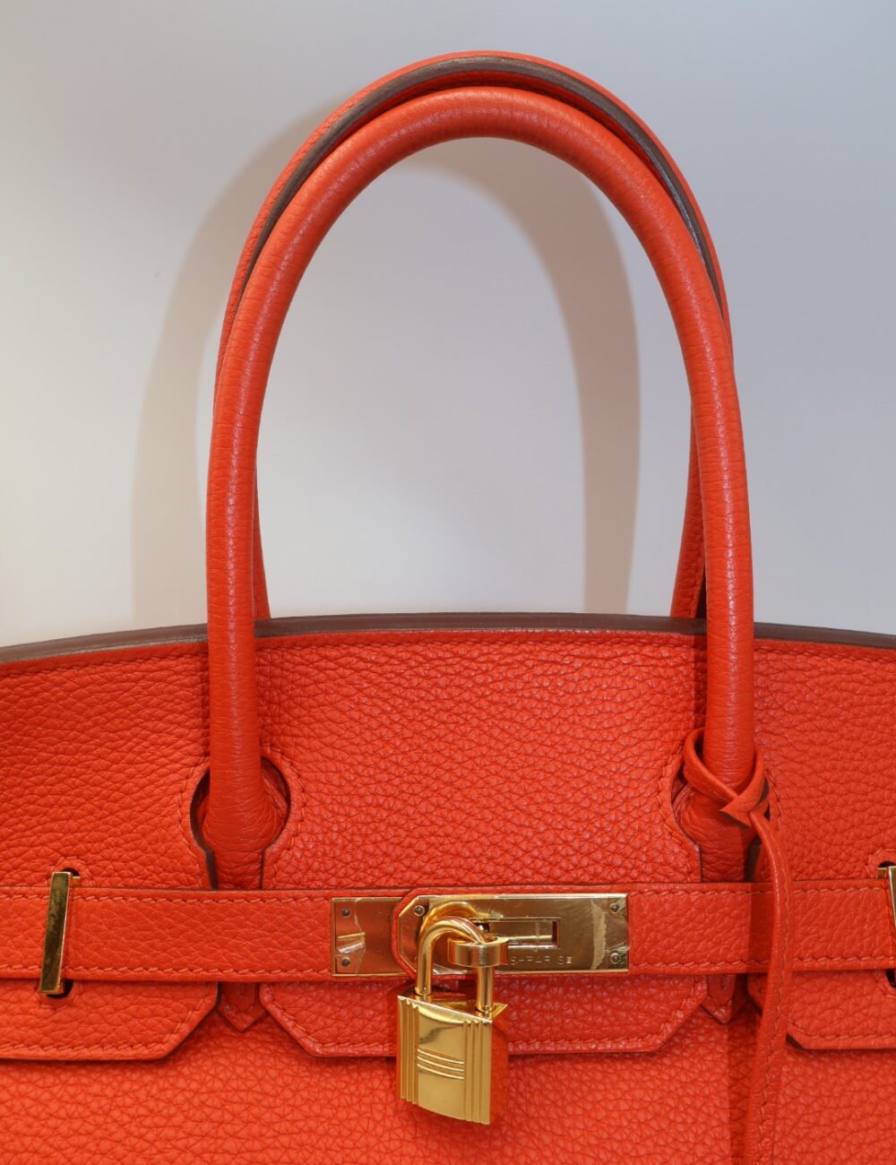 HERMÈS-BOLSO BIRKIN 35 TOGO NARANJA - Image 8