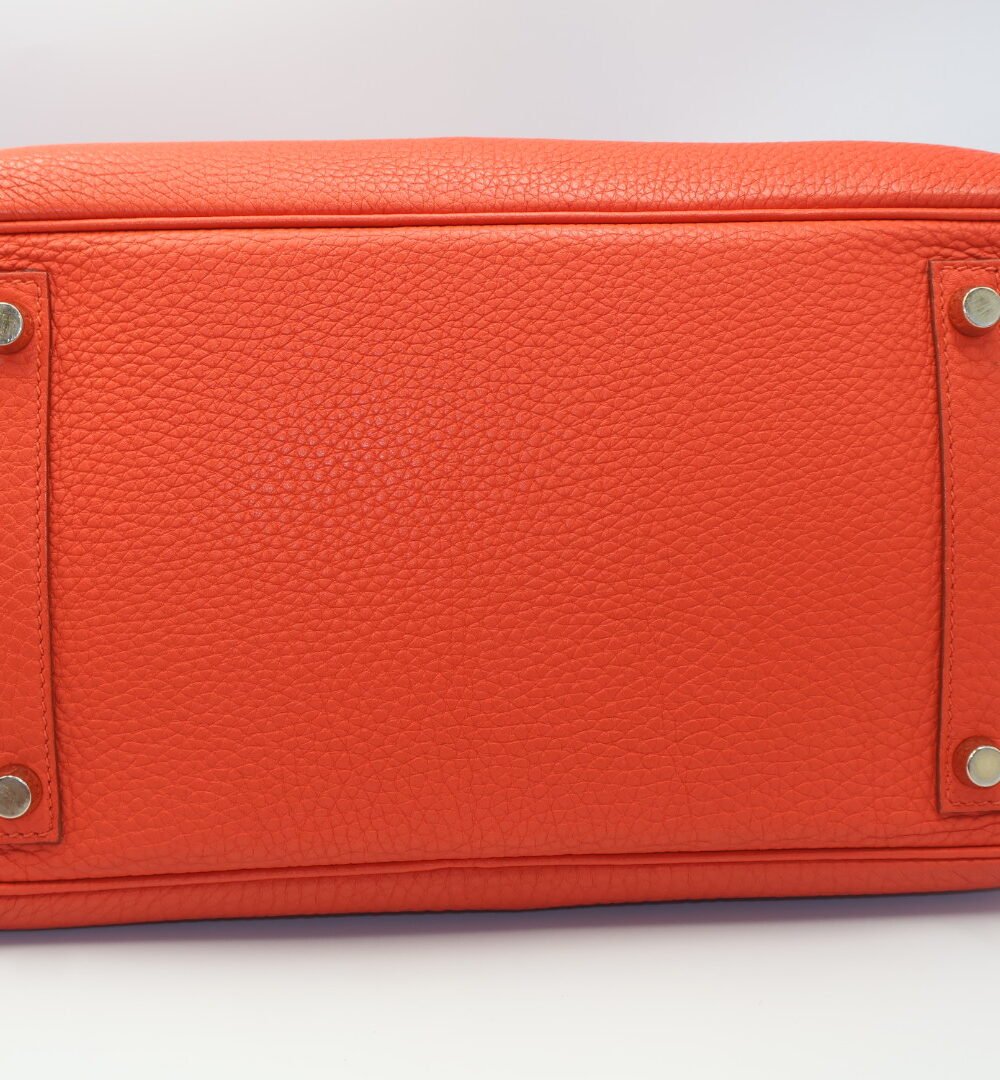 HERMÈS-BOLSO BIRKIN 35 TOGO NARANJA - Image 6