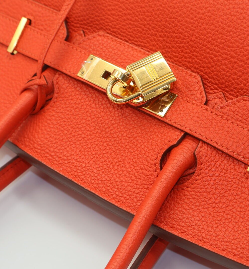 HERMÈS-BOLSO BIRKIN 35 TOGO NARANJA - Image 2