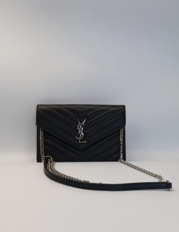 SAINT LAUREN - CASSANDRE ENVELOPE CHAIN WALLET