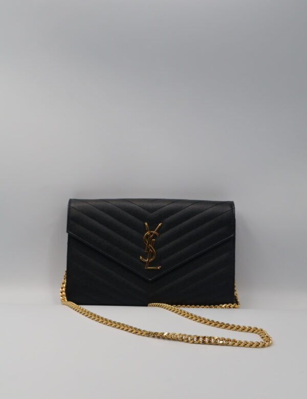 SAINT LAUREN - BOLSO CASSANDRA WALLET ON CHAIN