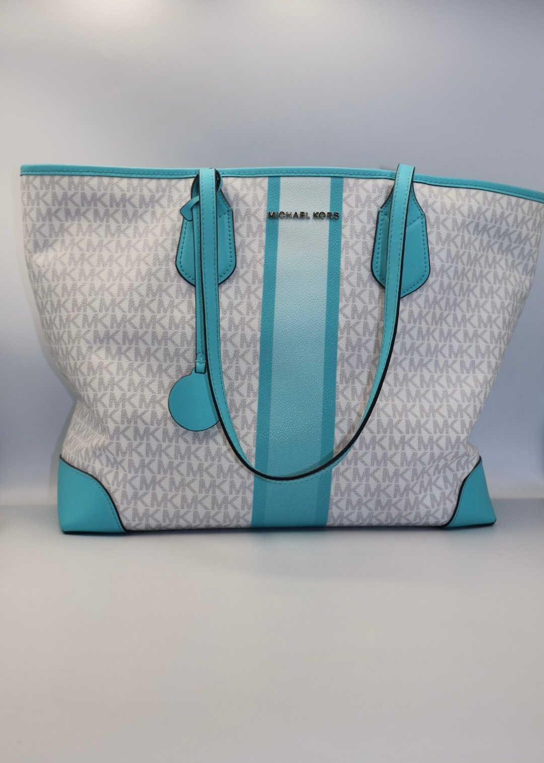 MICHAEL KORS - BOLSO EVA LARGE LOGO STRIPE TOTE BAG