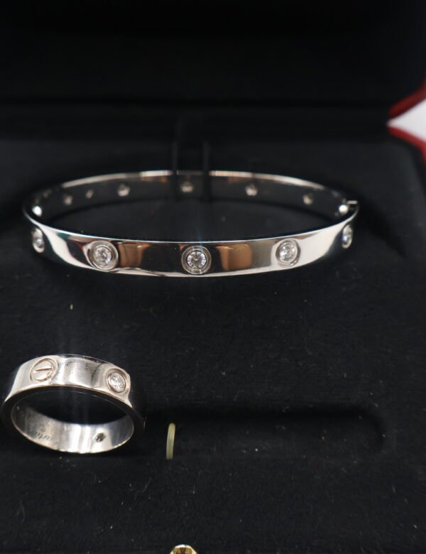 CARTIER - JUEGO DE PULSERA Y ANILLO LOVE