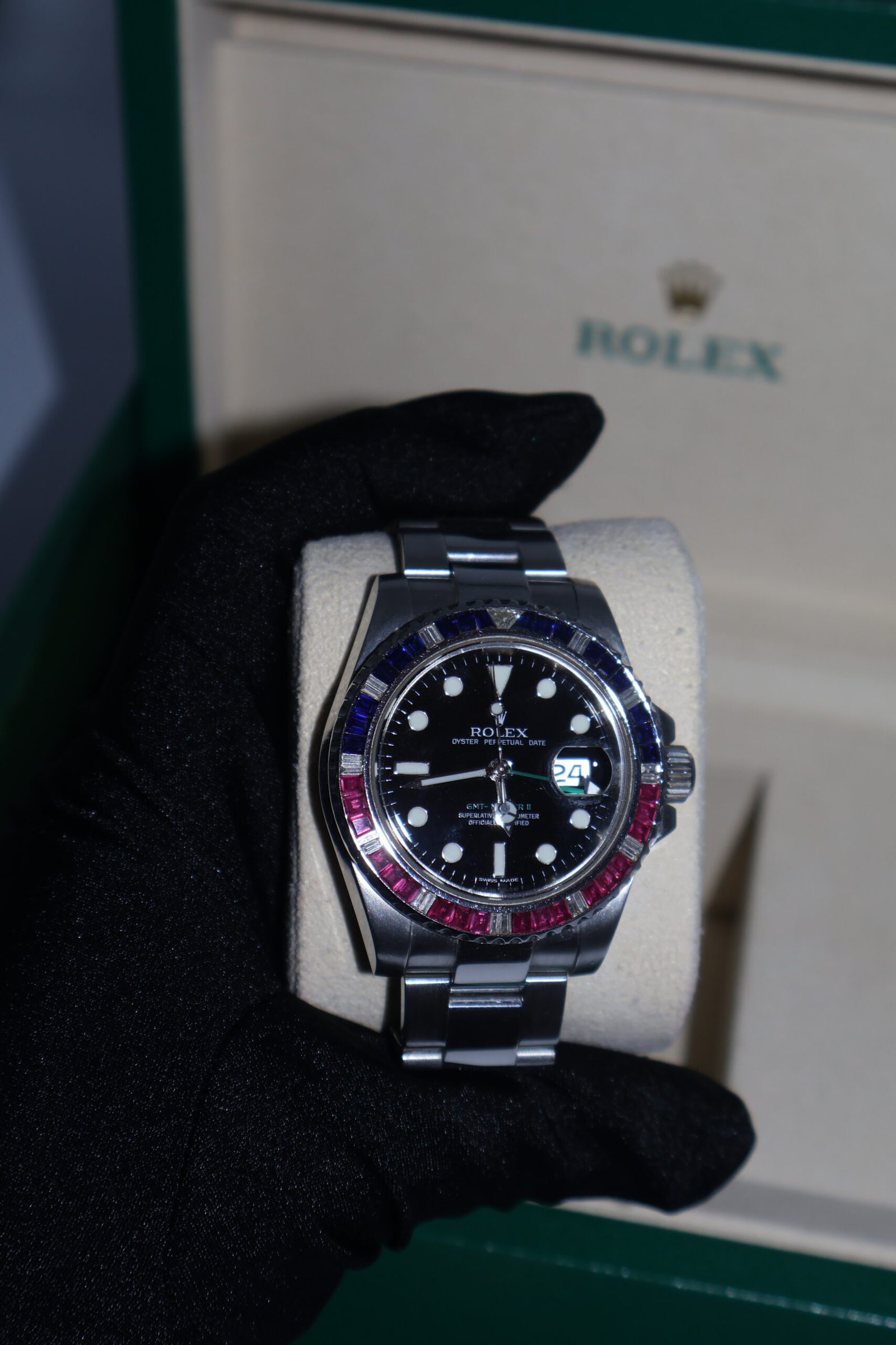 ROLEX - RELOJ OYSTER PERPETUAL DATE GMT MASTER II.
