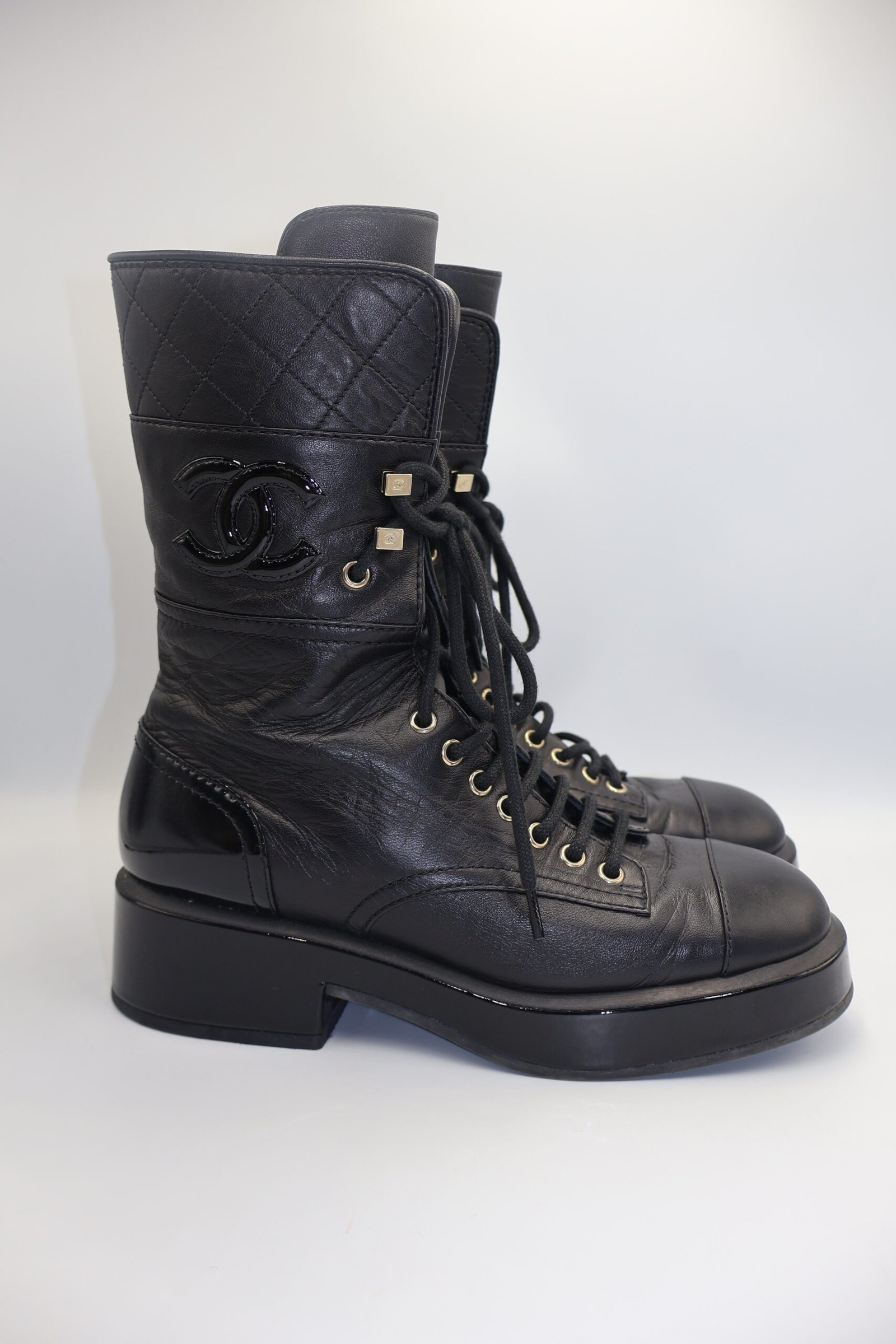 CHANEL  - COMBAT BOOTS