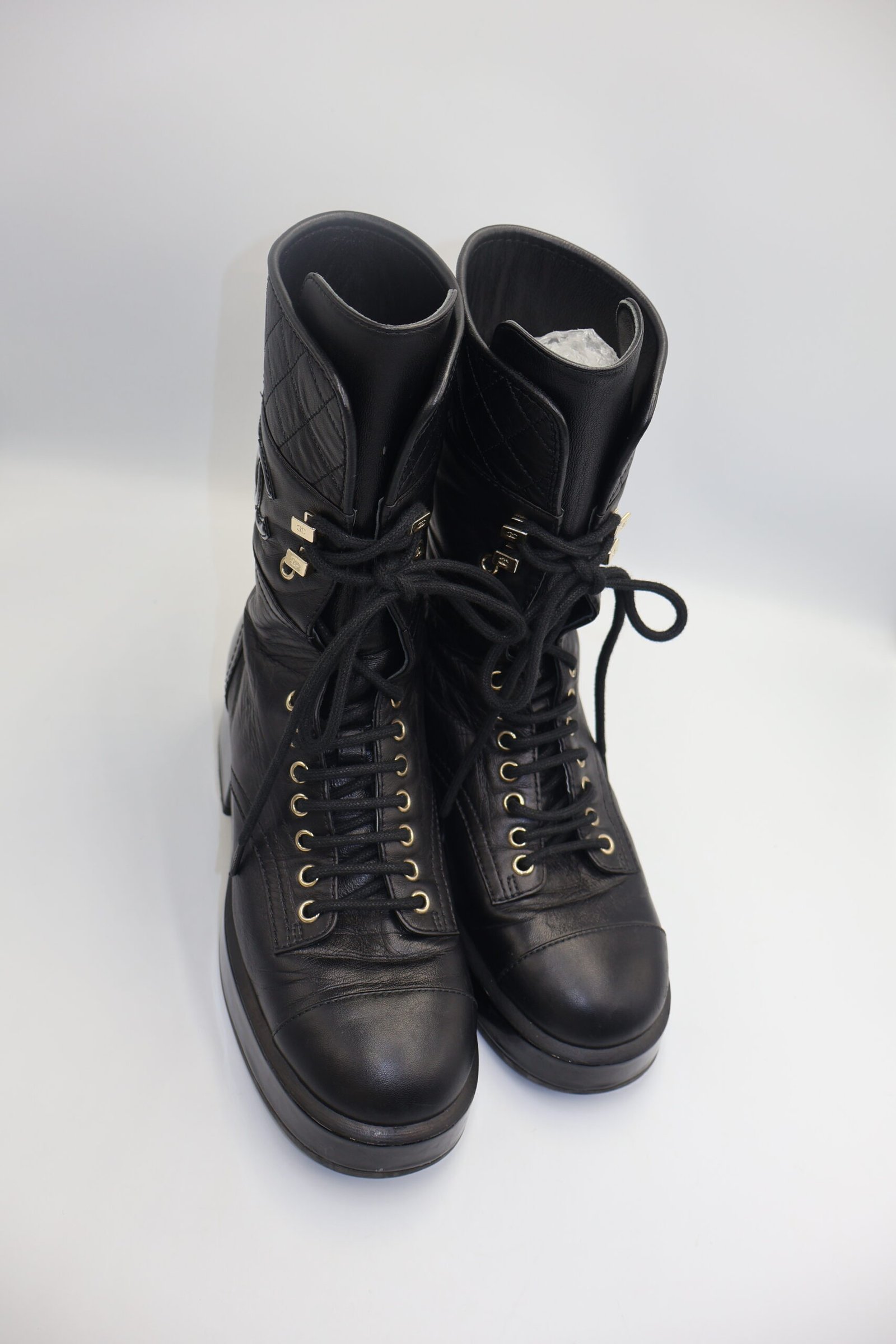 CHANEL - COMBAT BOOTS - Image 4