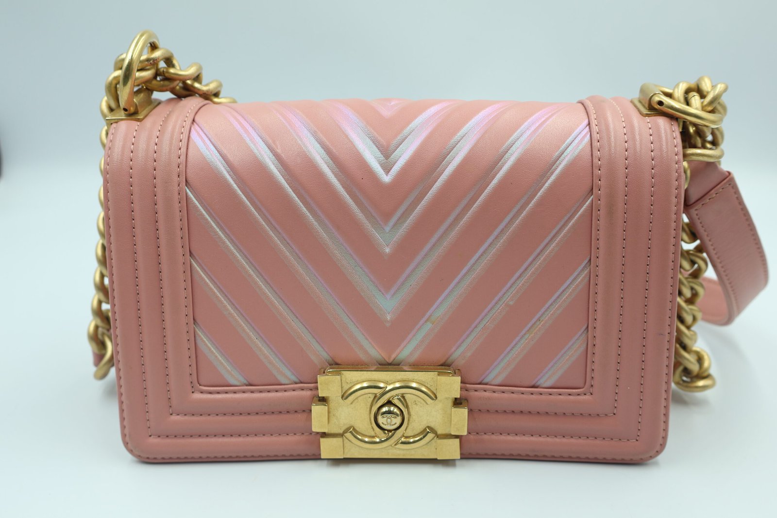 CHANEL - BOLSO BOY CHEVRON